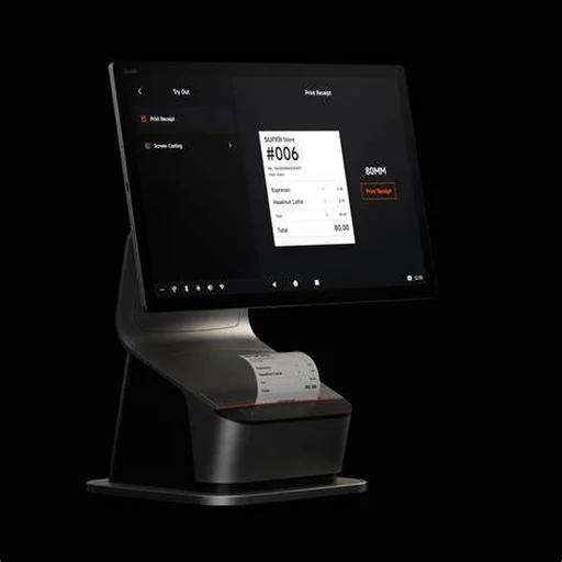 Touch POS terminal